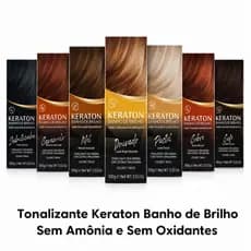 Tonalizante Keraton Banho de Brilho Sem Amônia 100g
