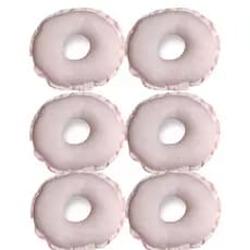 Kit 6 rosquinhas amamentação protetor mamilo absorvente ( 3 pares )