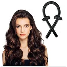 Kit Modelador de Cachos Cetim Anti Frizz ( Heatless Curling Rod ) + Scrunchies