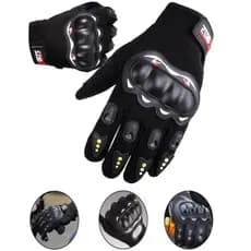 Luva Moto Motoqueiro Reforçada Proteção Completa Touch Screen Antiderrapante Motociclista