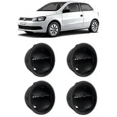 Kit 4 Difusor De Ar Gol G4 G5 G6 Voyage Saveiro Aro Preto