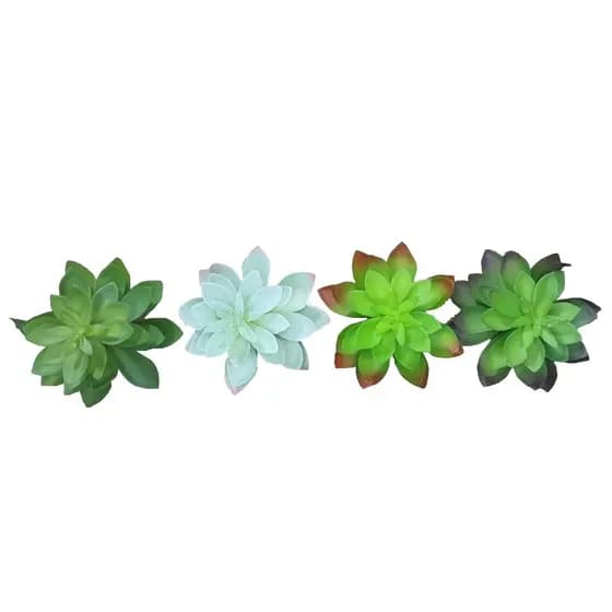Planta Suculenta Flor Grande Artificial para Arranjos