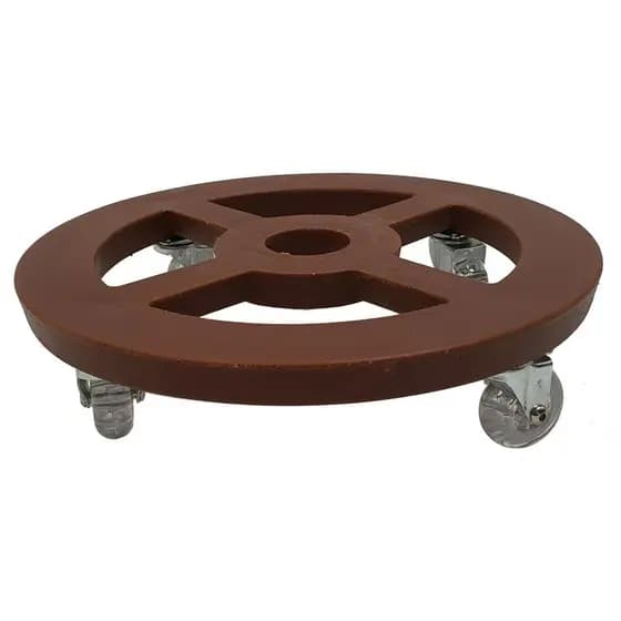 Suporte Redondo com Roda  45cm - Alpe & Aritana