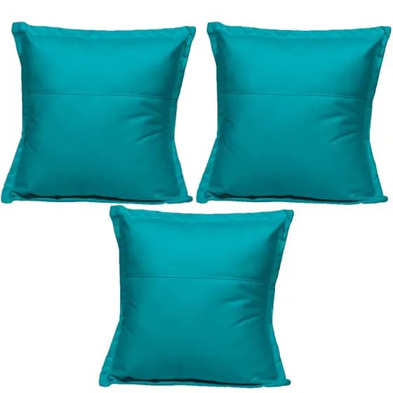 Kit 3 Almofadas Decorativas Cheias Fofinhas Para Sofá Cadeira 42 cm Suede Cores
