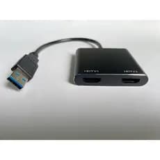 USB 3.0 Para Estação De Acoplamento Dupla Compatível Com HDMI 1080P Hub Conversor De Vídeo HD Projetor De Laptop Macbook