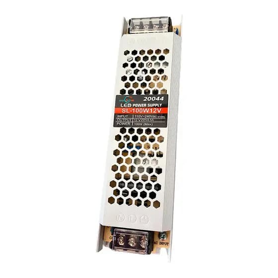 Fonte Eletrônica Multiteck, Slim Gradeada 12V 8.5A Bivolt 100W, 20044