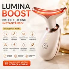 Massageador facial vibratório para rejuvenescimento da pele