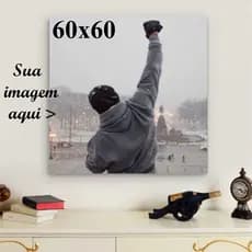 Placa Quadro Decorativo MDF 60x60 Personalizado Com sua Foto/Imagem Familia Casal Oração Frases