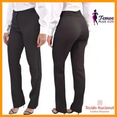 Calça Social Feminina para Escritório Recepcionista Secretária