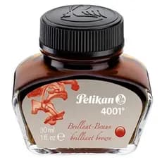 Tinta Para Caneta Tinteiro Pelikan 4001 30ml - Cor Marrom