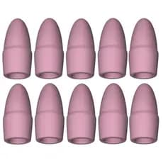 Borracha Natural Ponteira Para Lapis Color Kit C/ 10 Unid. (Rosa)