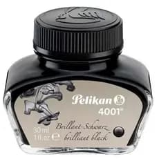 Tinta Para Caneta Tinteiro Pelikan 4001 30ml - Cor Preta