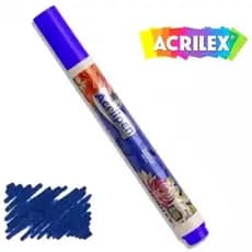 Caneta Para Tecido Acrilex Acrilpen Azul