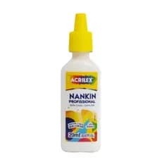 Tinta Nanquim Branco 20 Ml Acrilex Arte Escrita P/ Caneta