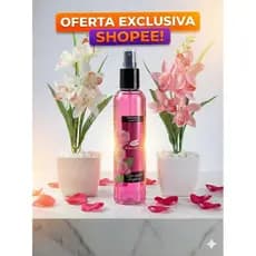 Kit Aromatizador de Ambiente Spray + 2 Vasos com Orquídeas Artificiais Decorativas