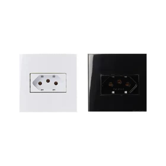 MarGirius Sleek Conjunto Tomada 2P+T 10A 70x70 para Móveis