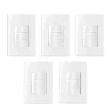 5 Conjuntos MarGirius Sleek 2 interruptores simples + 1 interruptor paralelo - 15819