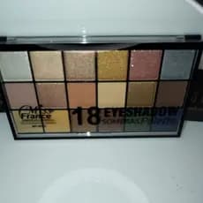 paleta maquiagem 18 sombras mate e com brilho miss France