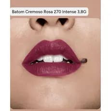 Batom Intense Cremoso 3,8g cor 270 bordo rosa
