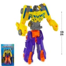 Boneco Robô Transformes Vira Carrinho Super Máquina Carro Guerreiro Brinquedo Menino Infantil