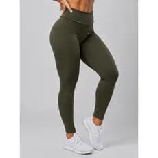 Calça Legging Básica Cós Alto Dia a Dia Roupas Fitness Para Academia B08