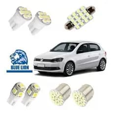 Kit Lâmpada Led Gol G4 G5 G6 Luz Pingo Teto Placa Ré Torpedo