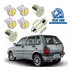 Kit Lampada Led Uno Mille Fire Way Alta Qualidade Super Led