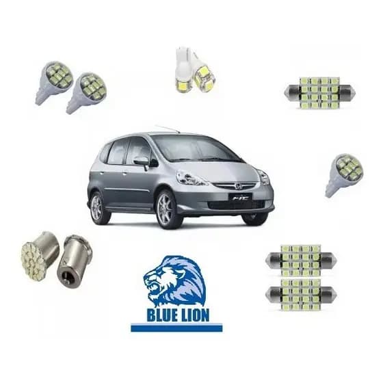 Kit de Lâmpadas Para Honda Fit Somente  Luz Do Teto, Porta Malas e Placa.