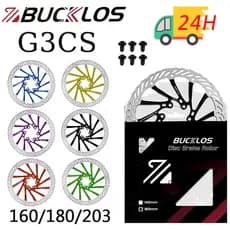 BUCKLOS 160MM Rotor G3 MTB Freio A Disco De Aço Inoxidável 140mm/180mm/203mm Rotores De Hidráulico De Bicicleta Para Peç