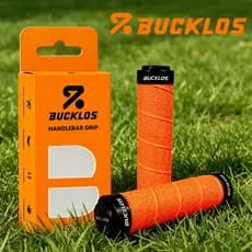 BUCKLOS Silicone Apertos De Bicicleta Antiderrapante Absorção De Choque Guiador Ergonômicos Punho Da Para MTB Mountain B