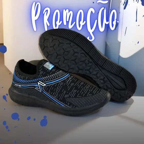 Tênis Meia Feminino Calce Fácil Ortopédico Academia Sneaker Slip On Sem cadarço Esportivo Casual Confortável