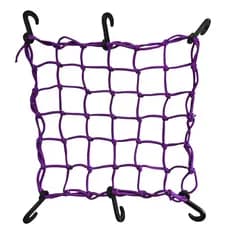 Redinha Rede Elastica Bagageiro Capacete Moto 35x35 Cor Roxa