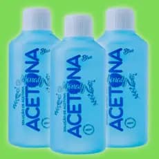 Kit Acetona Monaly Blue – Remoção Rápida e Eficiente dos Esmaltes | Kit com 1 a 5 Frascos para Remover os Esmaltes
