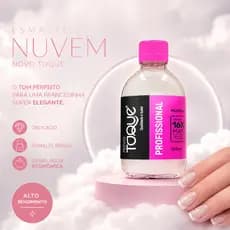 Esmalte Nuvem Novo Toque Profissional –Esmalte Renda Delicado para Francesinha Elegante