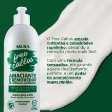 Amaciante Cuticulas e Calosidades Free Calos Musa 100ml
