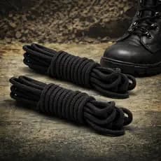 2 Pares Cadarço Para Coturno Bota Redondo Militar 180cm