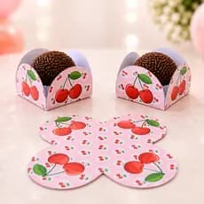 Forminhas para Doces/Brigadeiros Cereja/Cerejinha - Festa Infantil - Lembrancinhas personalizadas