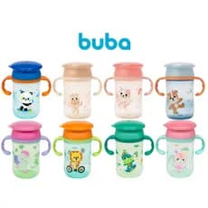 Copo De Treinamento 360 Com Alca Zoo 300ml Buba