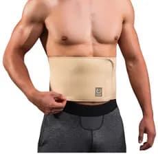 Cinta Modeladora e Postural Alta Compressão Pós Cirúrgica Abdominal Unissex Faixa 1.5 mm de Espessura e 20 cm De Altura