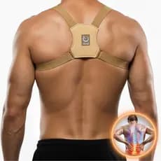 Colete Corretor Postural Unissex Masculino Feminino Alinha Coluna Postura Corcunda