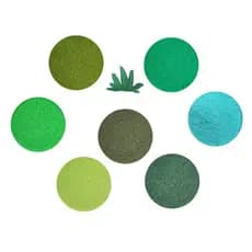 Areia Colorida MALEOGA® - Tons de Verde