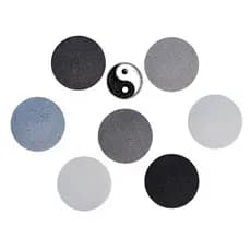 Areia Colorida MALEOGA® - Tons Neutros de Branco, Preto e Cinza