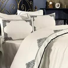 Jogo De Cama 100% Algodao  Ariela Percal 200 Fios Casal Queen