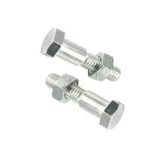 Par Parafuso Do Manete Honda Com Porca Cg 125 / 150 / 160 Cargo / Fan / Mix / Titan / Today / Start