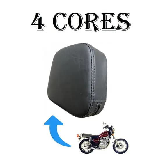 Capa Sissy Bar Do Banco Suzuki Intruder 125 / Intruder 250 / Kansas 150 - Modelo Original / Marrom