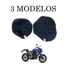 Par Capa Do Banco Yamaha Fazer 250 Modelo Original Bi Partido Lisa/Antiderrapante Fibra Carbono 2018 / 2019 / 2020 /2021