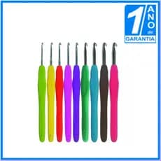 Agulha De Crochê Soft Unidade Varias Numerações (de 2,0mm Até A 6.0mm)