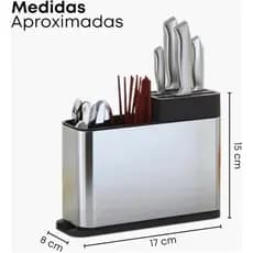 Porta Facas e Utensílios de Cozinha New Ion  Organizador Multifuncional