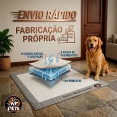 Tapete Higiênico para cachorro e gato 80x60cm com Alta Absorção 10 - 30 Unidades