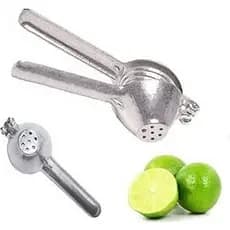 Espremedor de limão manual em Alumínio - Amassador de frutas para fazer suco, limonada, caipirinha.